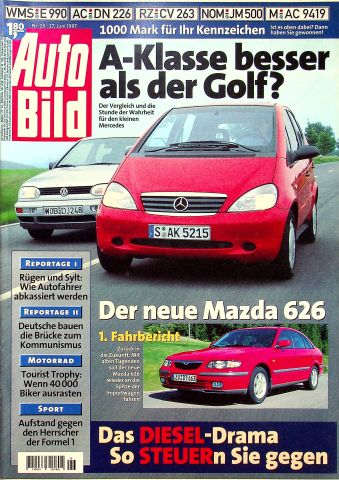 Deckblatt Auto Bild (26/1997)